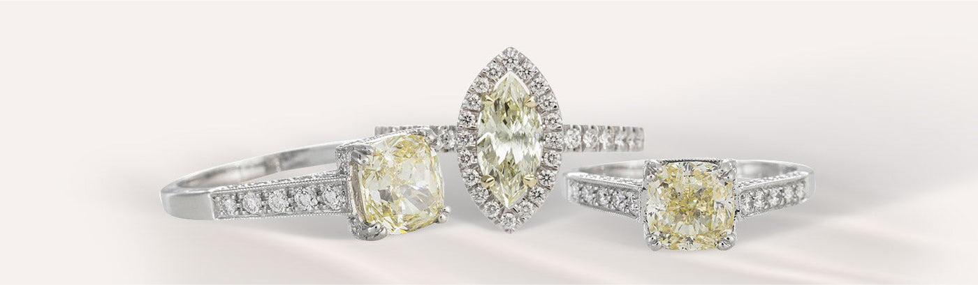 fancy yellow diamond rings in madison, ms