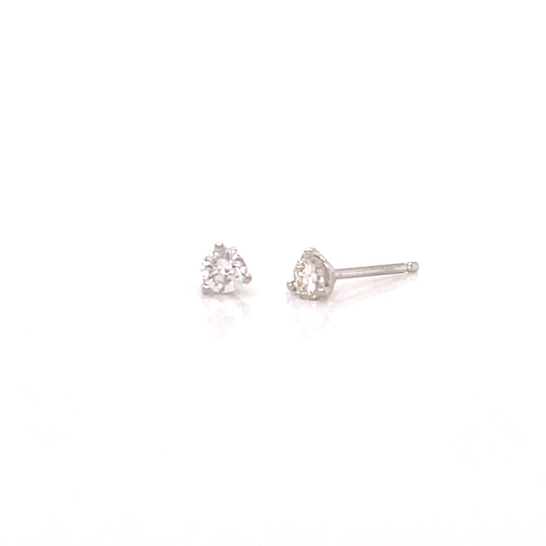0.25cttw Round Diamonds in Three Prong Martini Earrings