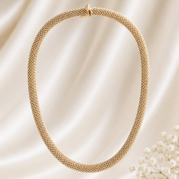 Mesh Collar Necklace in 14K Yellow Gold, 16"